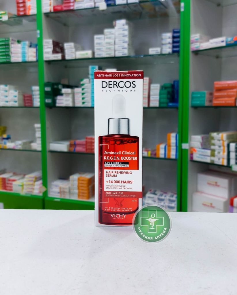 Vichy Dercos Technique Сыворотка для восстановления роста волос против выпадения 90 мл