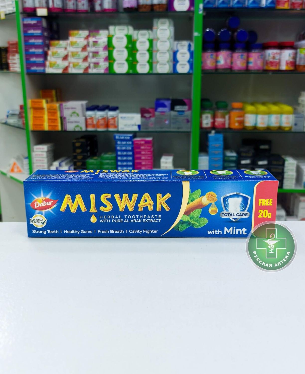 Miswak Herbal Зубная паста на травах с мятой 140 г
