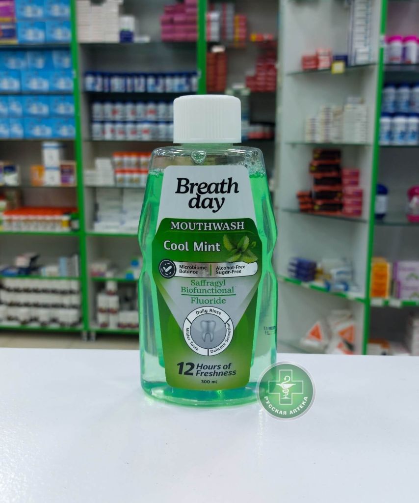 Breath Day Ополаскиватель для полости рта «Свежая мята» 300 мл