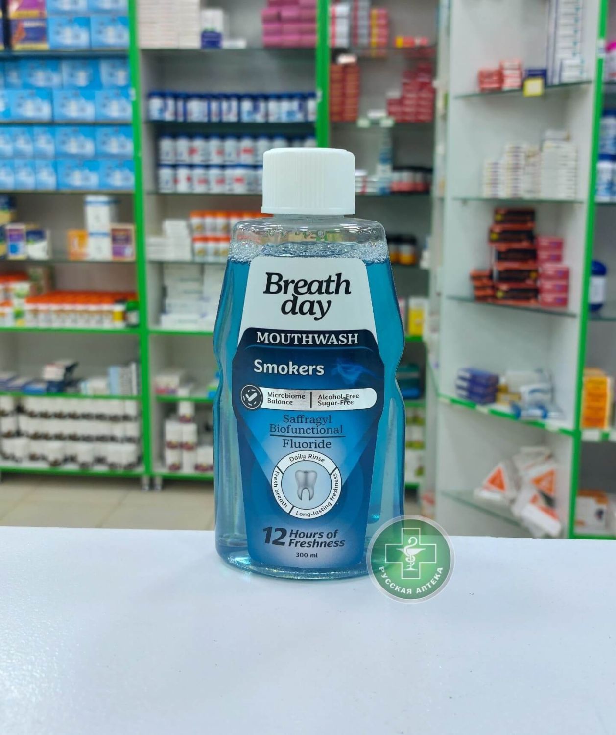 Breath Day Ополаскиватель для полости рта курильщиков 300 мл