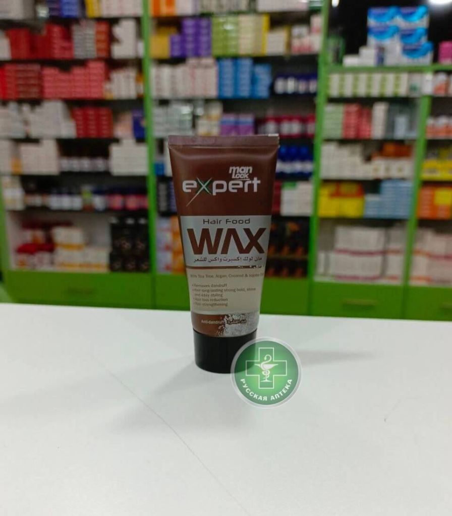 Eva Man Look Expert Воск для волос против перхоти с маслом чайного дерева, аргановым, кокосовым и маслом жожоба 50 г