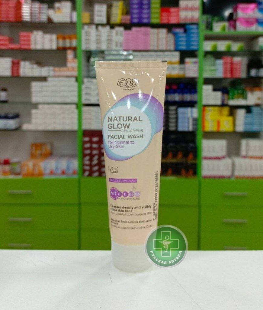 Eva Skin Care Natural glow Facial wash for normal to dry skin 100 ml