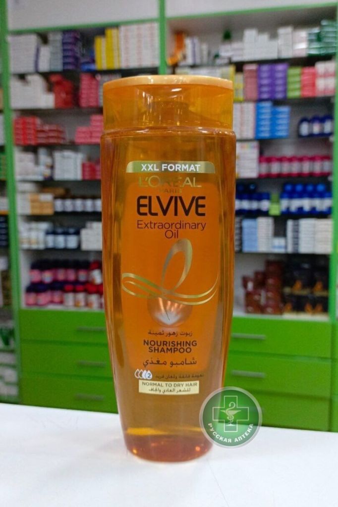 Loreal Elvive Extraordinary Oil Интенсивный питательный шампунь с маслом жожоба 600 мл