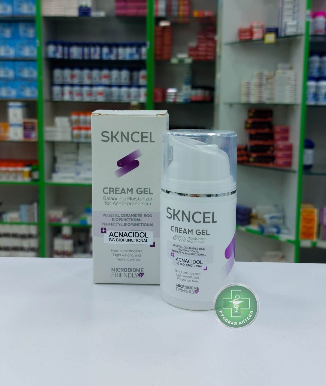 Skncel Cream Gel Крем-гель для увлажнения и восстановления кожи, склонной к акне 50 мл