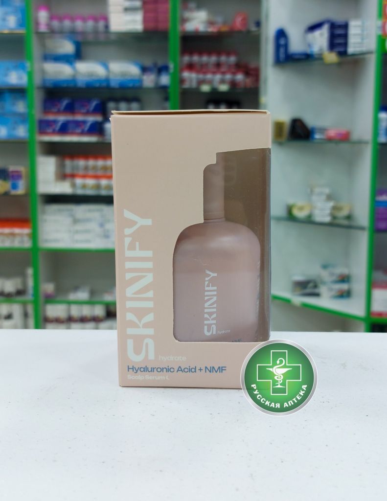 Skinify Hydrate Увлажняющая сыворотка для кожи головы с гиалуроновой кислотой и натуральным увлажняющим фактором (NMF) 100 мл