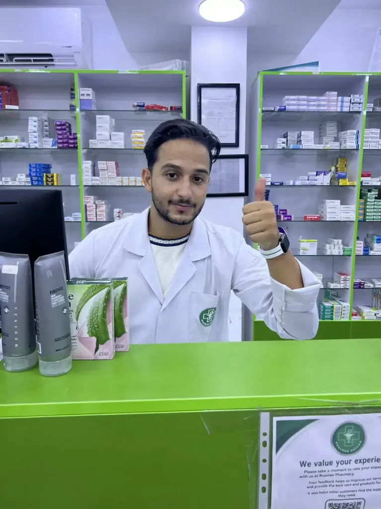 Russian pharmacy in Egypt