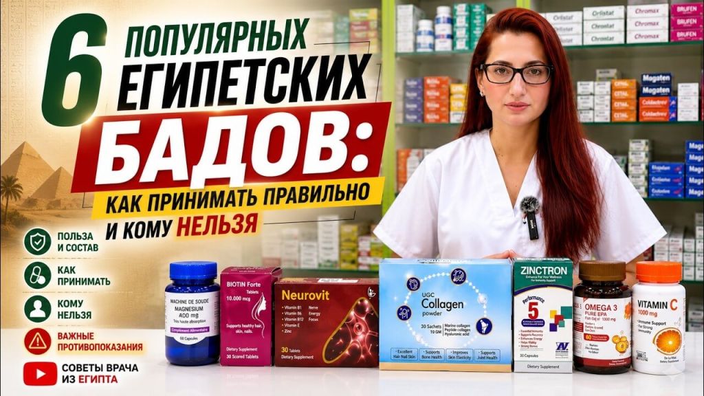 6 Popular Egyptian Supplements: How to Take Them Properly and Who Should Avoid Them?
