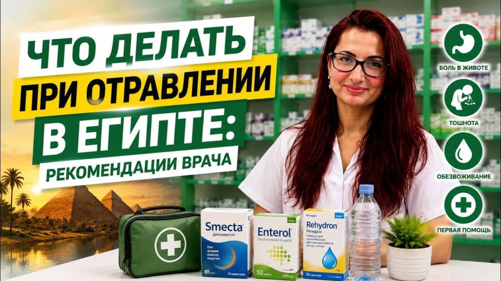 First aid kit for food poisoning in Egypt: 4 medicines a doctor always takes along