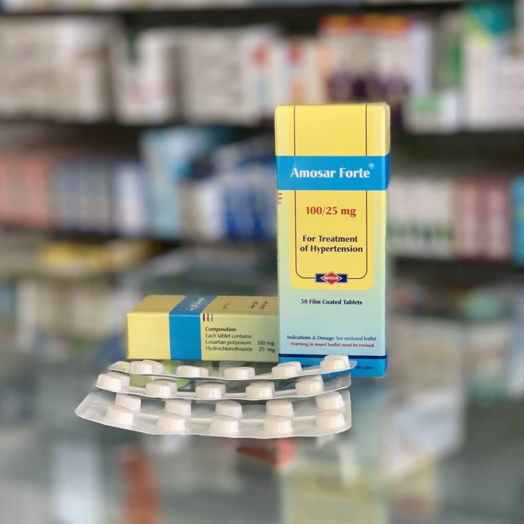 Amosar forte 100/25 mg 30 tablets