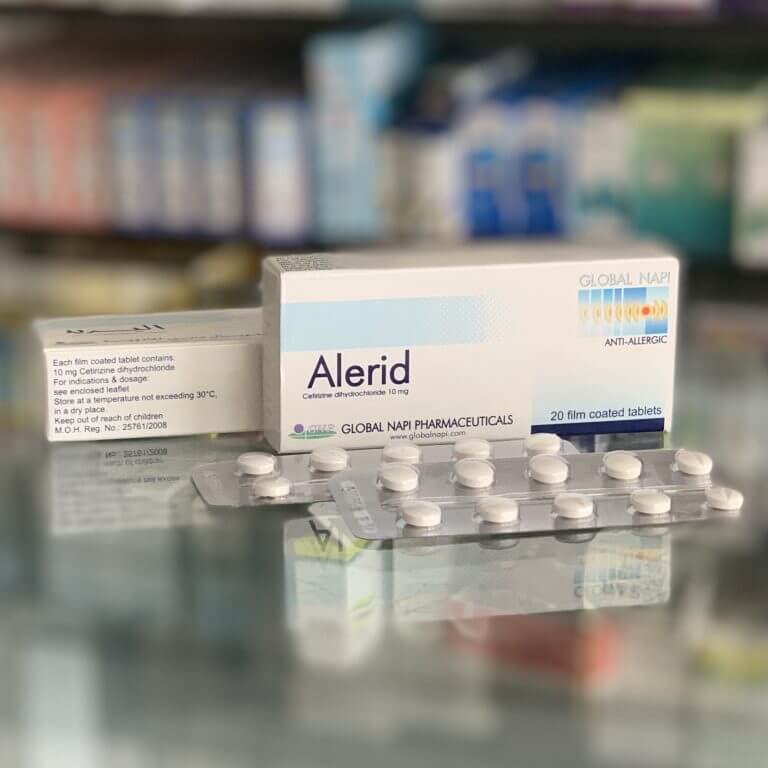 Alerid 10 mg 20 tablets