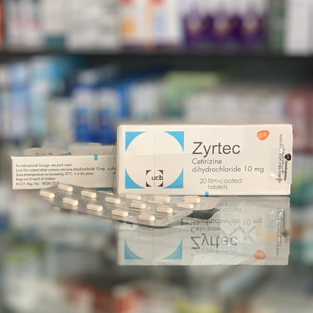 Зиртек 10 мг 20 таблеток - Русская аптека в Египте
