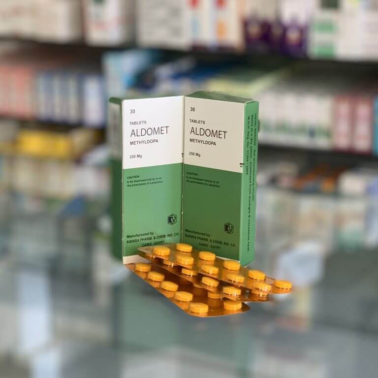 Aldomet 250 mg 30 tablets