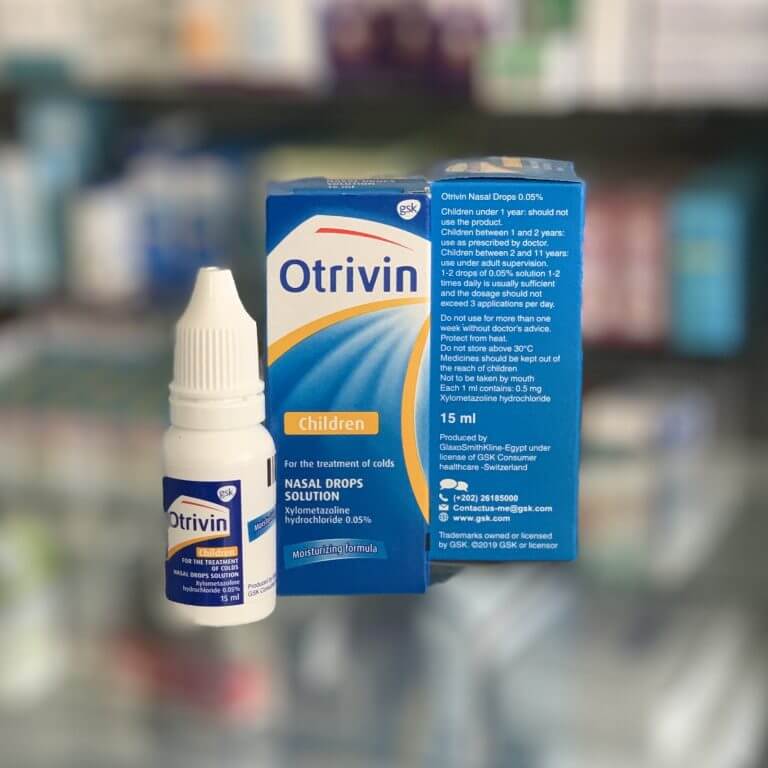 Otrivin 0.05% nasal drops 15 ml