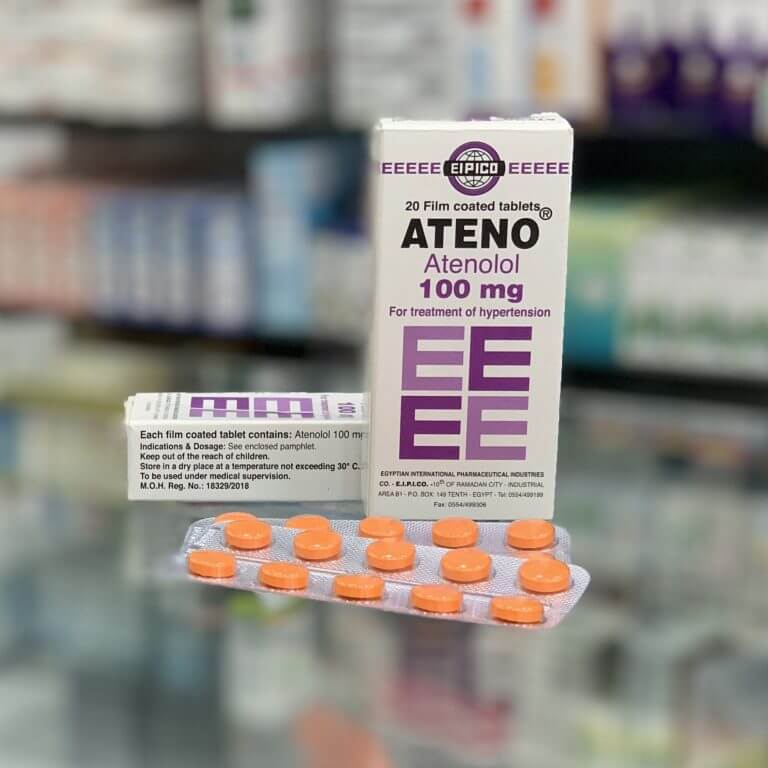 Ateno 100 mg 20 tablets