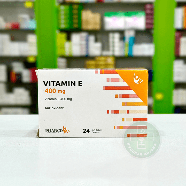 Витамин Е 400 мг, 24 капсулы