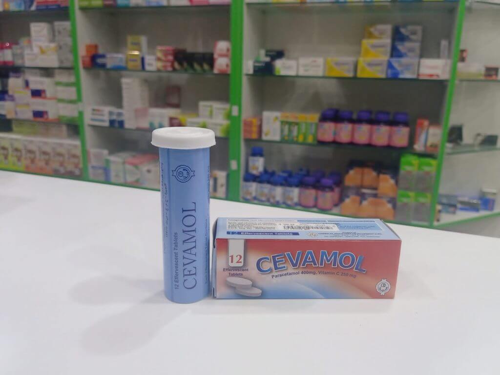Cevamol 12 effervescent tablets