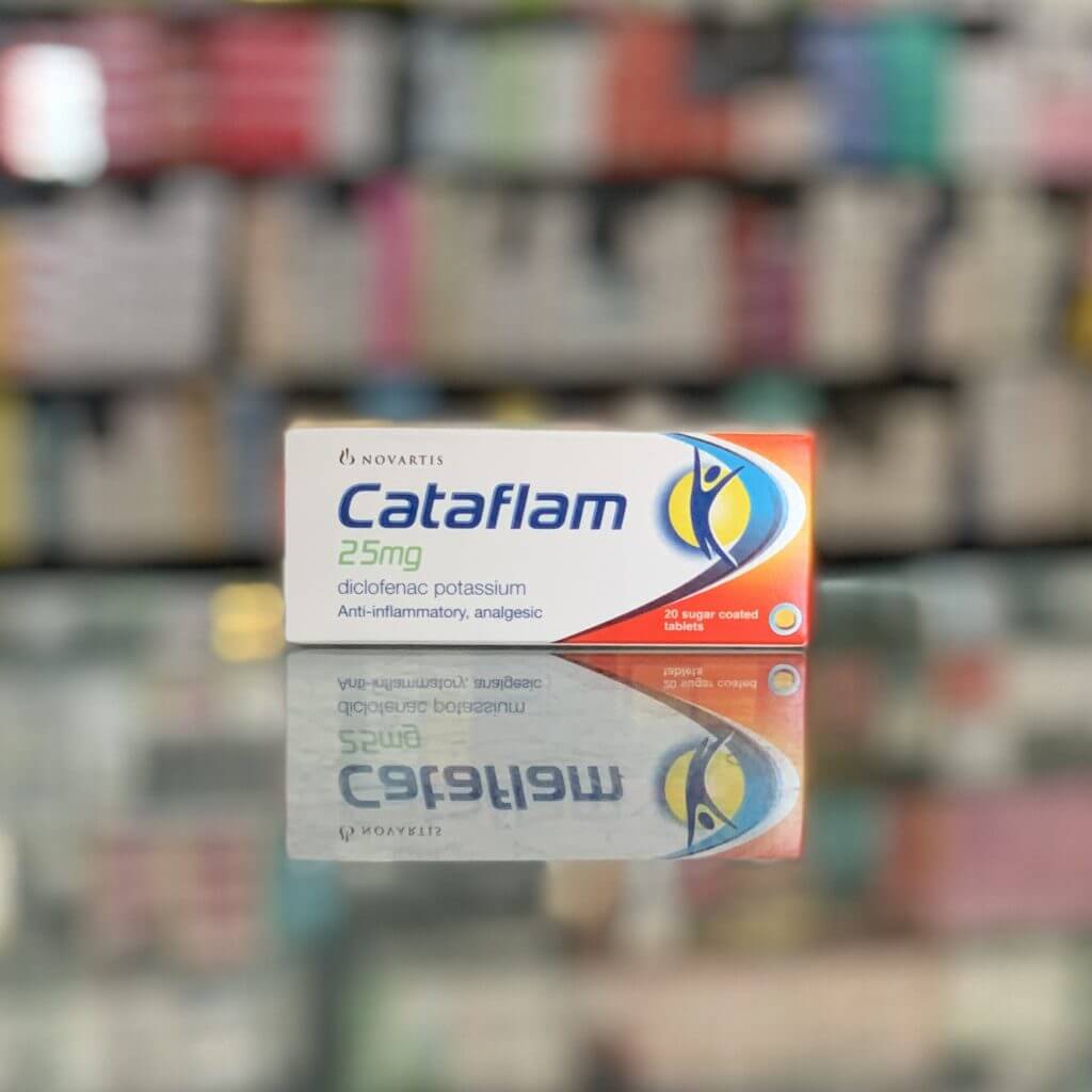 Cataflam 25 mg 20 tablets
