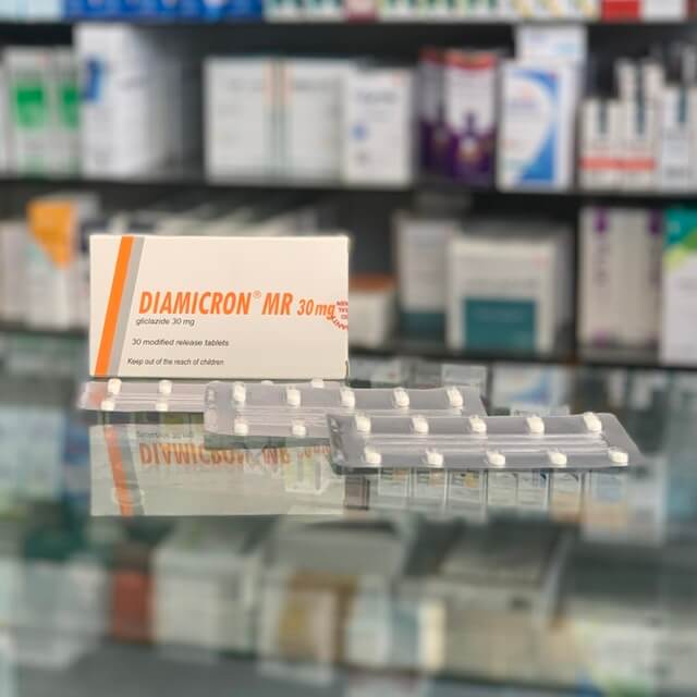 Diamicron MR 30 mg 30 tablets