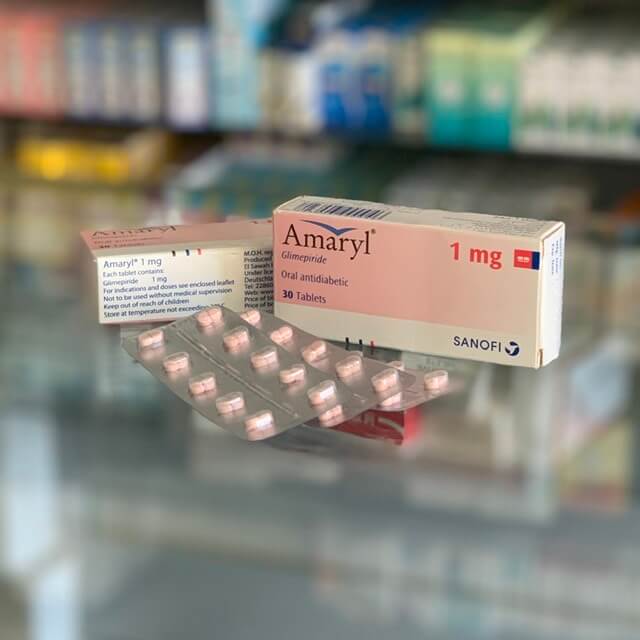 Amaryl 1 mg 30 tab