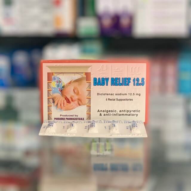 Baby Relief 12.5 mg 5 suppositories