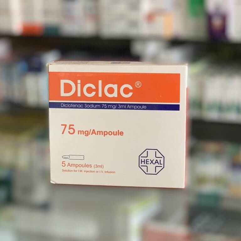 Diclac 75 mg 3 ml 5 ampoules