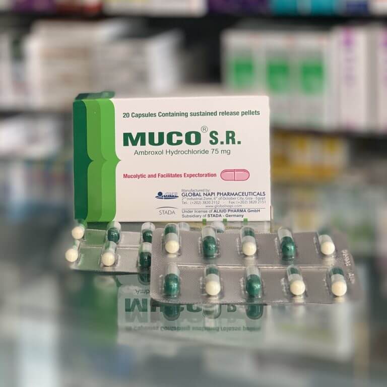 Muco SR 75 mg 20 capsules