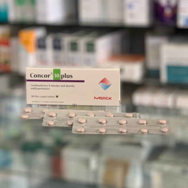 Concor Plus 10/25 mg 30 tablets