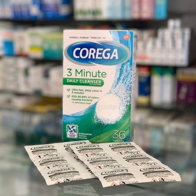 Корега Очищающие таблетки для зубных протезов 36 таблеток