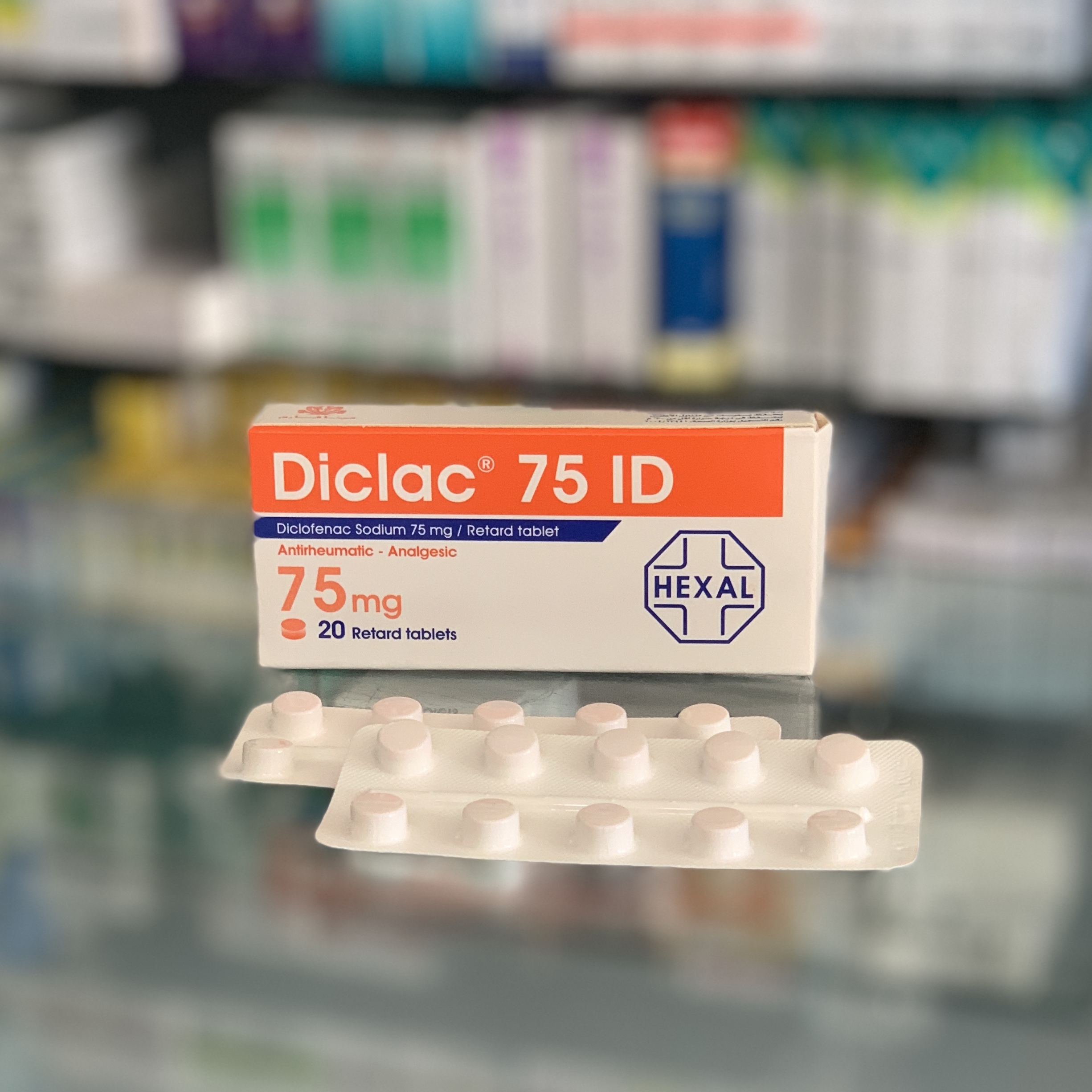Диклак 75 ID 20 таблеток - Русская аптека в Египте