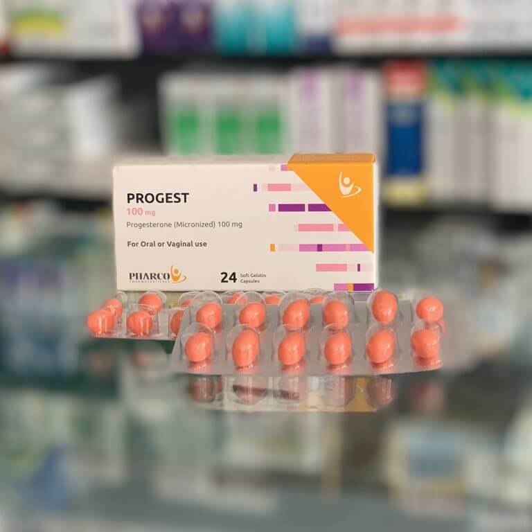 Progest 100 mg 24 capsules