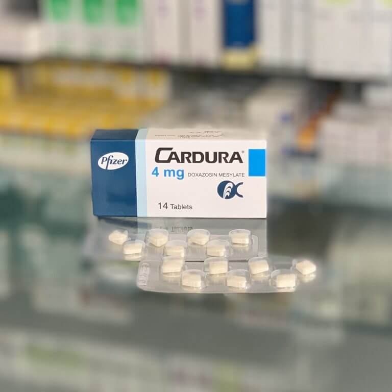 Cardura 4 mg 14 tablets