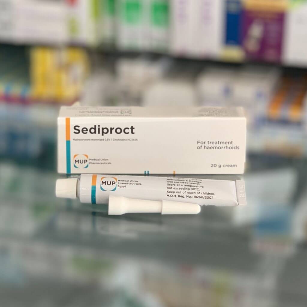 Sediproct cream 20 gm
