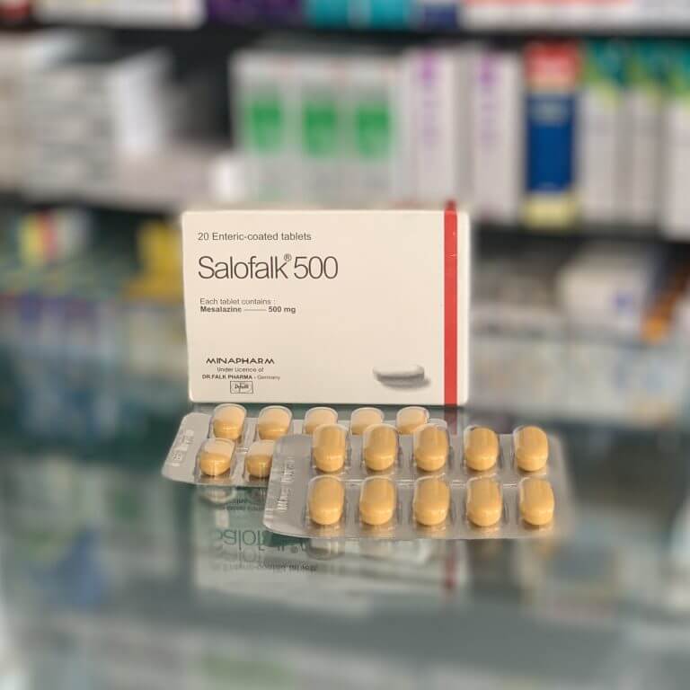Salofalk 500 mg 20 tablets