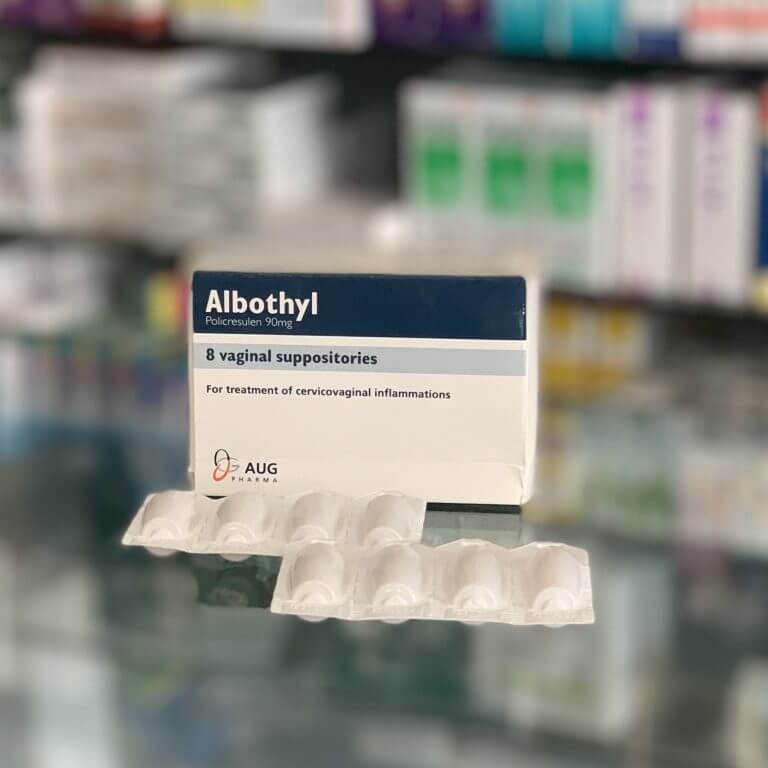Albothyl 90 mg vaginal suppository