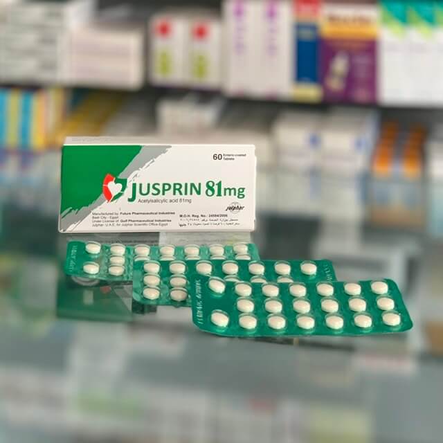 Jusprin 81 mg 60 tablets