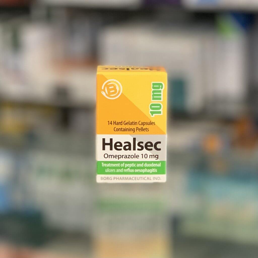 Healsec 10 mg 14 capsules