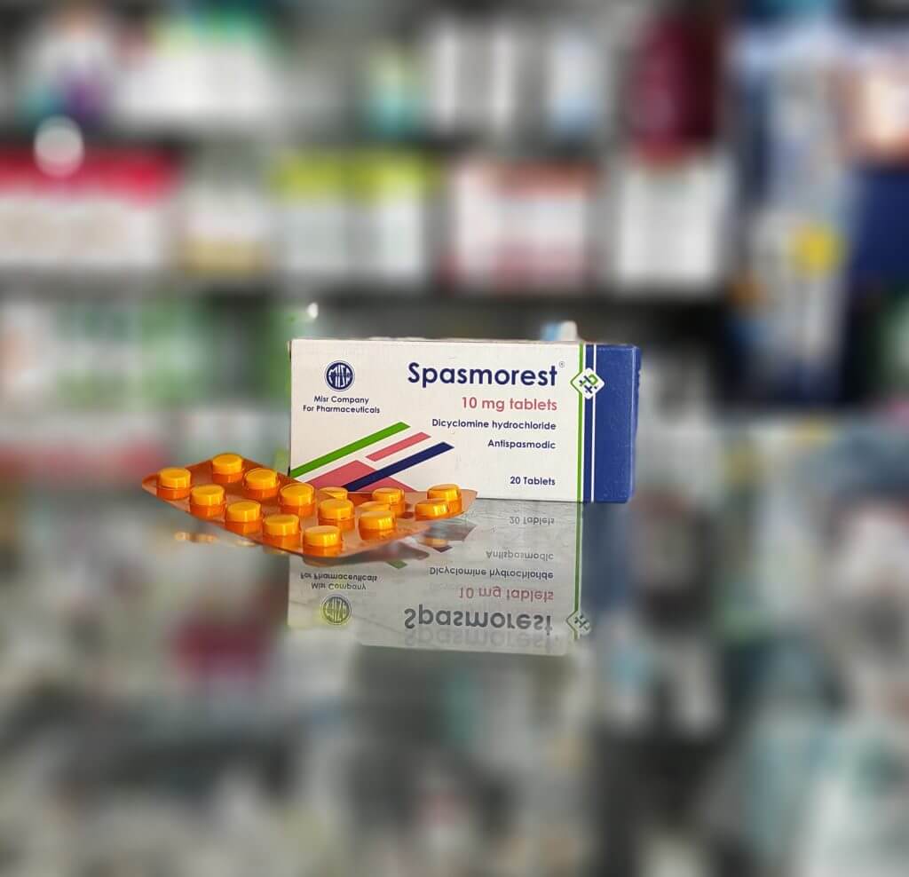 Spasmorest 10 mg 20 tablets
