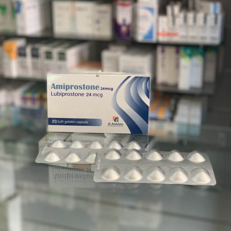Amiprostone 24 mcg 20 capsules
