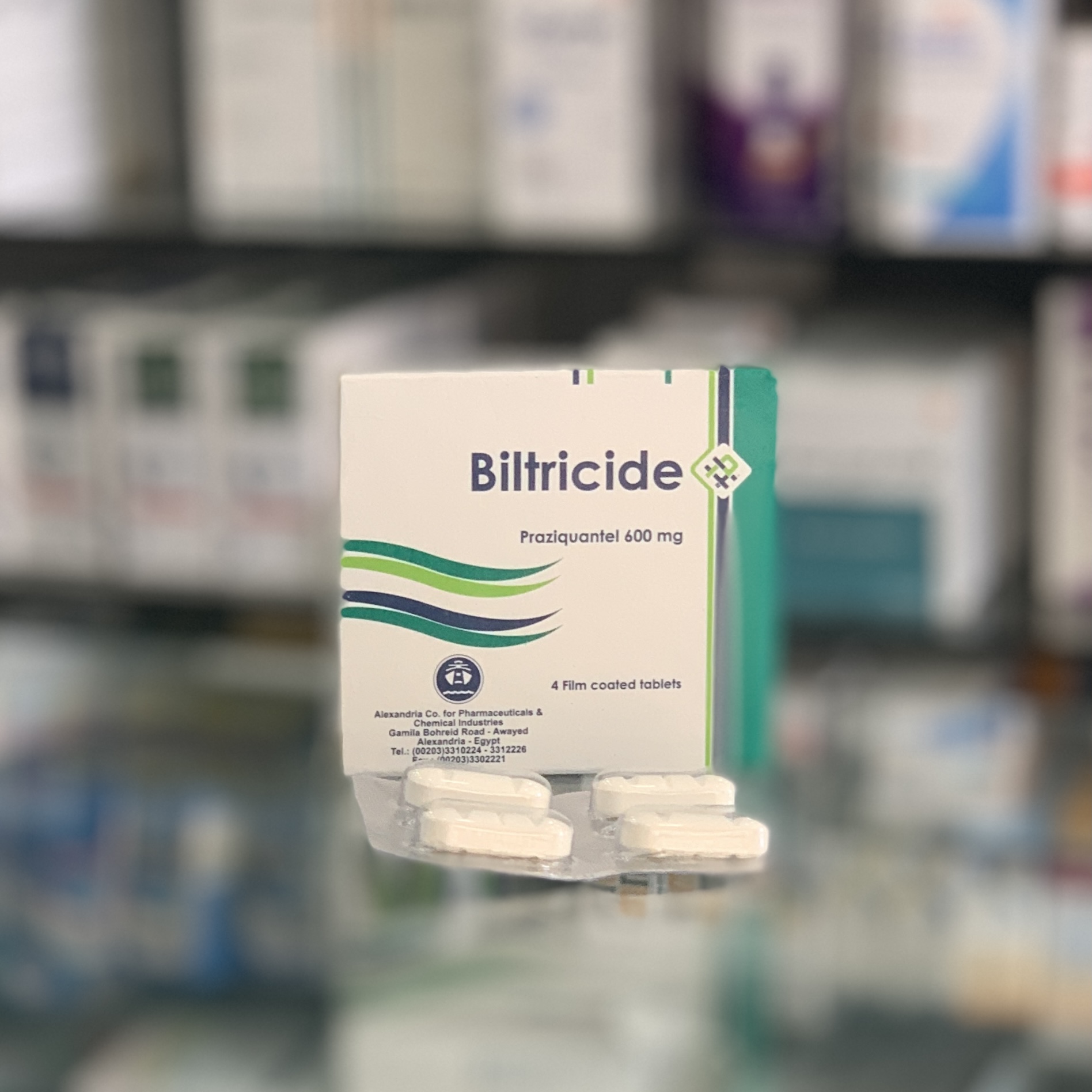 Бильтрицид 600 мг 4 таблетки - Русская аптека в Египте