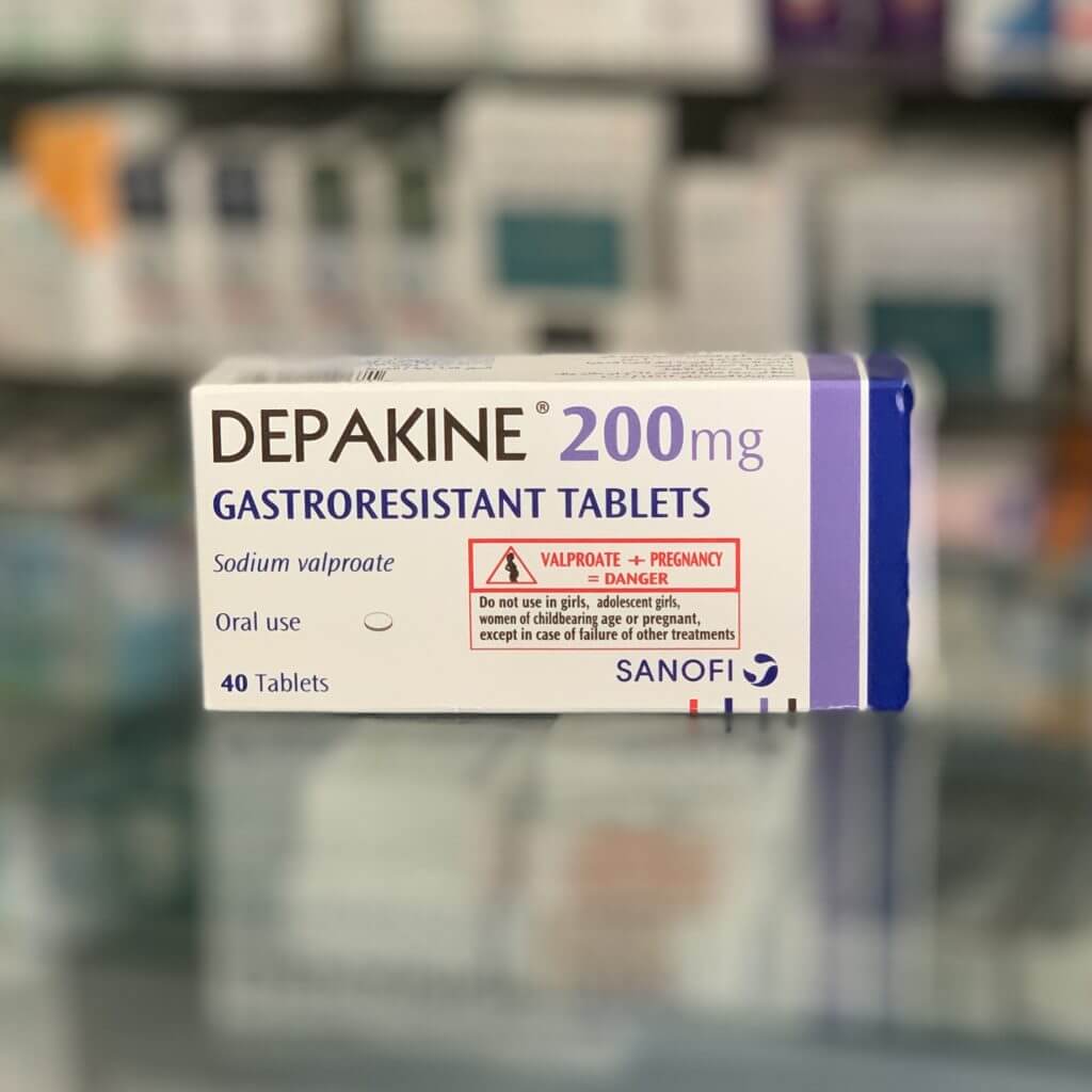 Depakine 200 mg 40 tablets