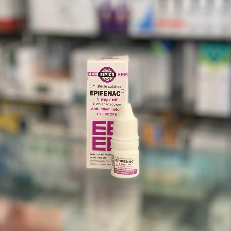 Эпифенак 1 мг/мл глазные капли 5 мл