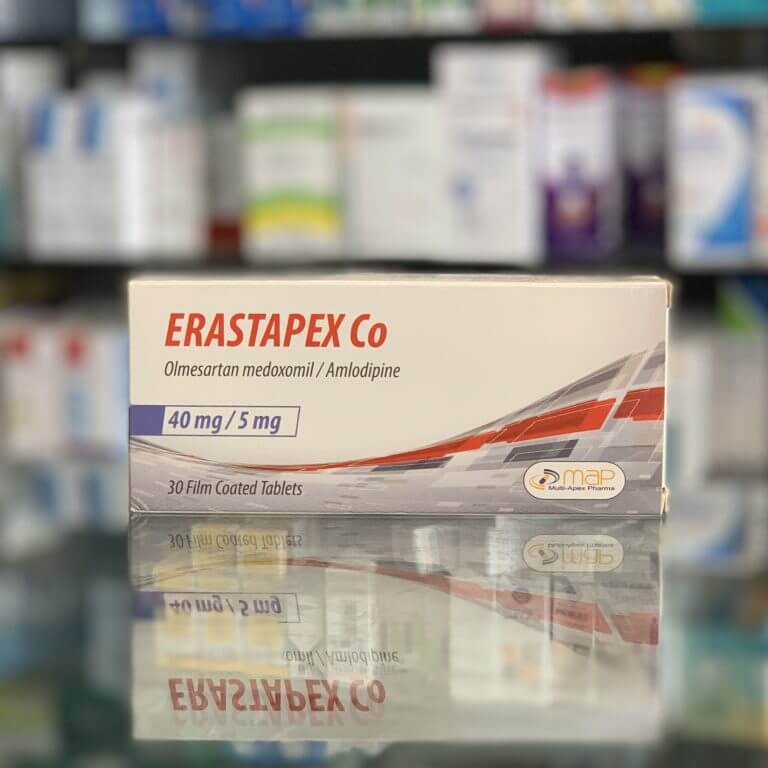 Эрастапекс Ко 40 мг/5 мг 30 таблеток