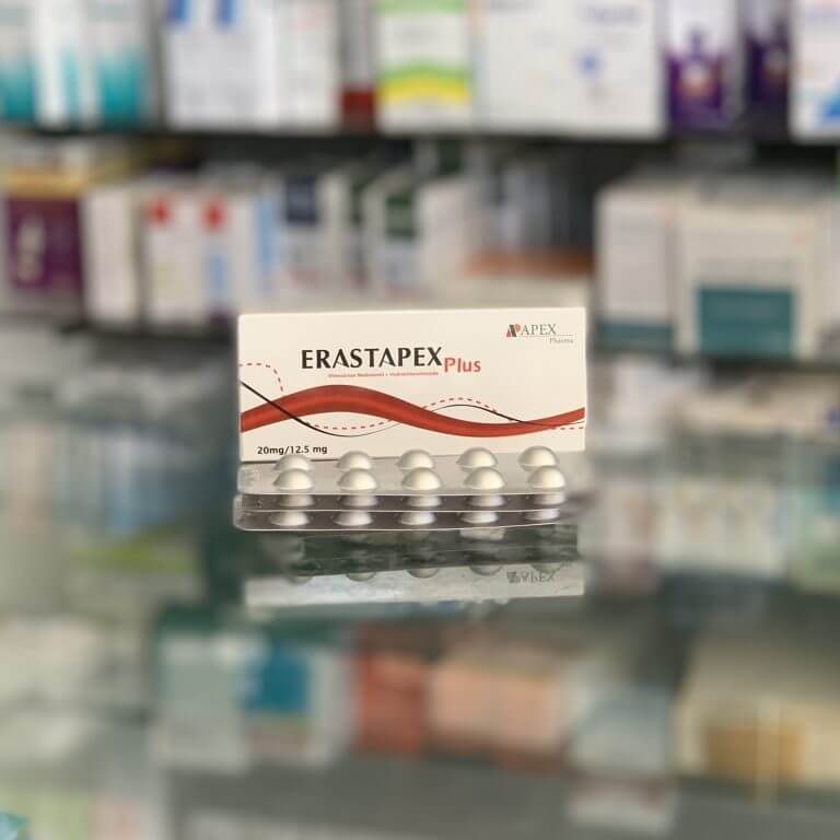 Erastapex Plus 20 mg / 12.5 mg 30 tablets