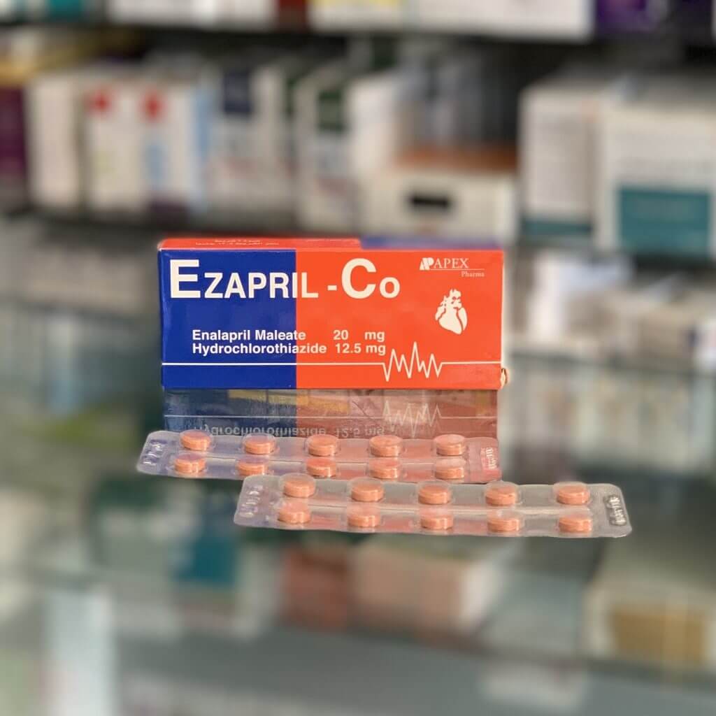 Ezapril-Co 20 mg / 12.5 mg 20 tablets