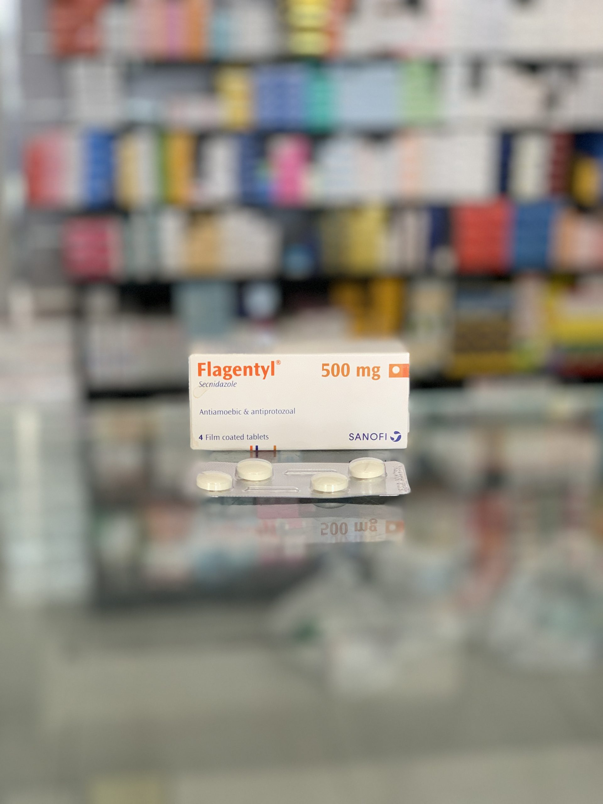 Флажентил 500 мг 4 таблетки - Русская аптека в Египте