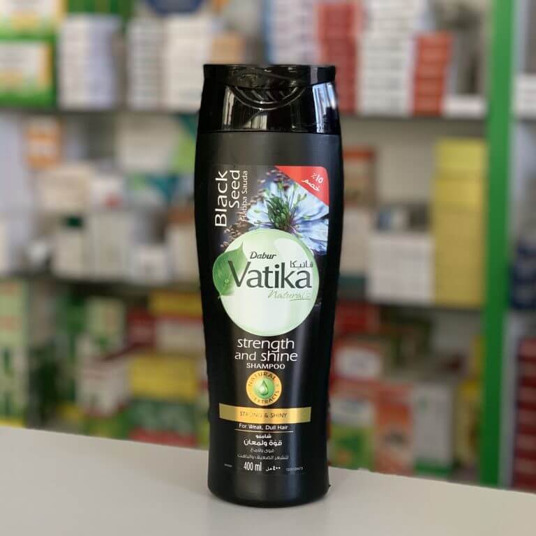 Ватика Шампунь Сила и блеск для слабых, тусклых волос с экстрактом черного тмина 360 мл