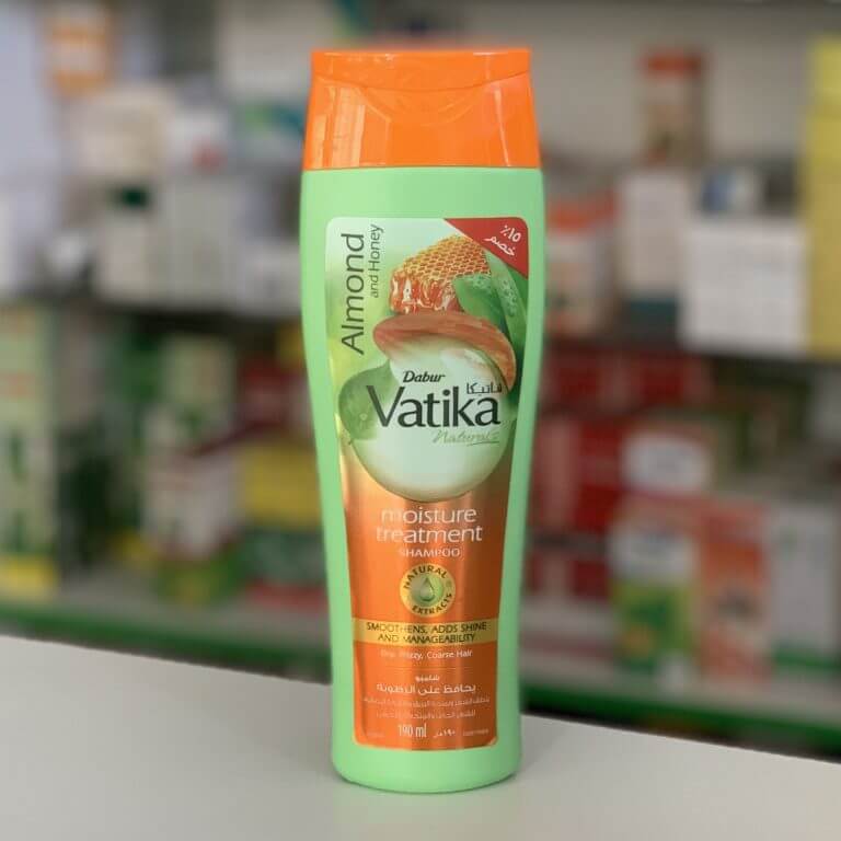 Vatika Hair shampoo Moisture treatment Almond & honey for dry, frizzy, coarse hair 180 ml
