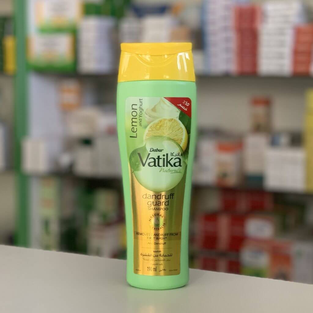 Vatika Dandruff guard shampoo with lemon & yogurt extracts 190 ml