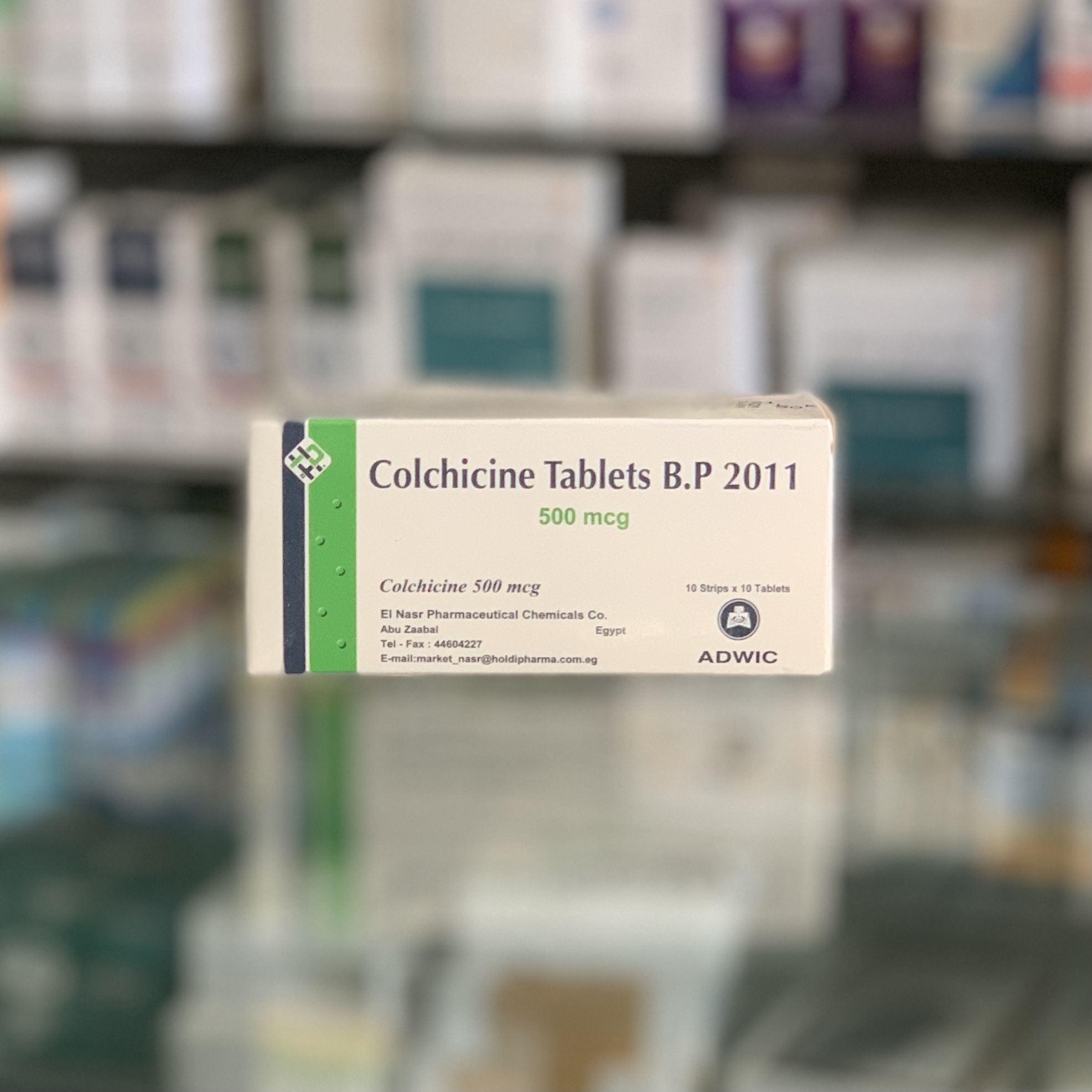 Колхицин 500 мкг 100 таблеток - Русская аптека в Египте