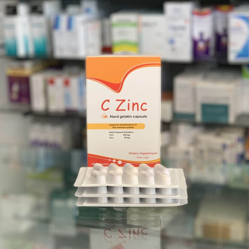 С Цинк 600 мг/20 мг 30 капсул